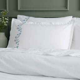 Birtley Embroidered 100% Cotton Oxford Pillowcase