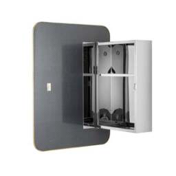 Croydex Metal Framed Bathroom Wall Cabinet - thumbnail 6