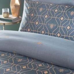 Furn. Bee Deco Duvet Cover and Pillowcase Set - thumbnail 2