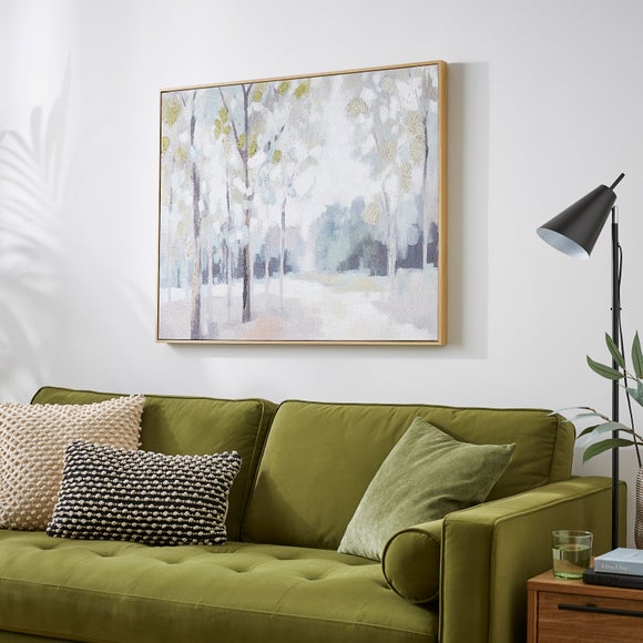 Blue Forest Framed Canvas - image 1