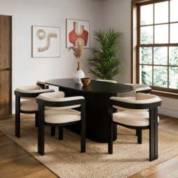 Amari 6-8 Seater Oval Dining Table, Oak