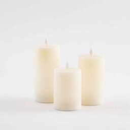 Set of 3 LED Pillar Candles - thumbnail 3
