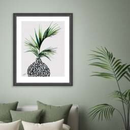The Art Group Areca Palm Plant Framed Print - thumbnail 1