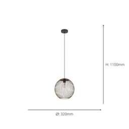 EGLO Almanzora Wire Pendant Light - thumbnail 4