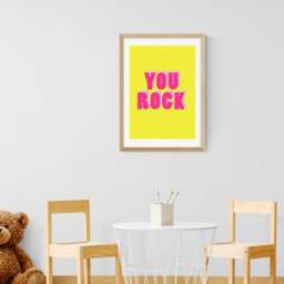 East End Prints You Rock Print - thumbnail 1