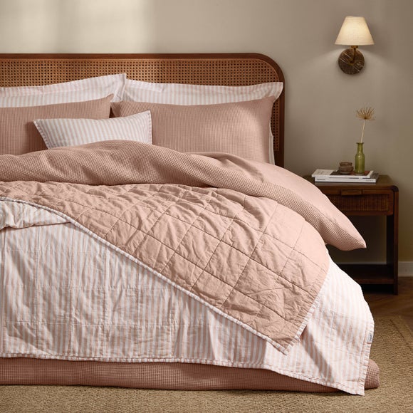 Yard Hebden Stripe 100% Cotton Bedspread - image 1