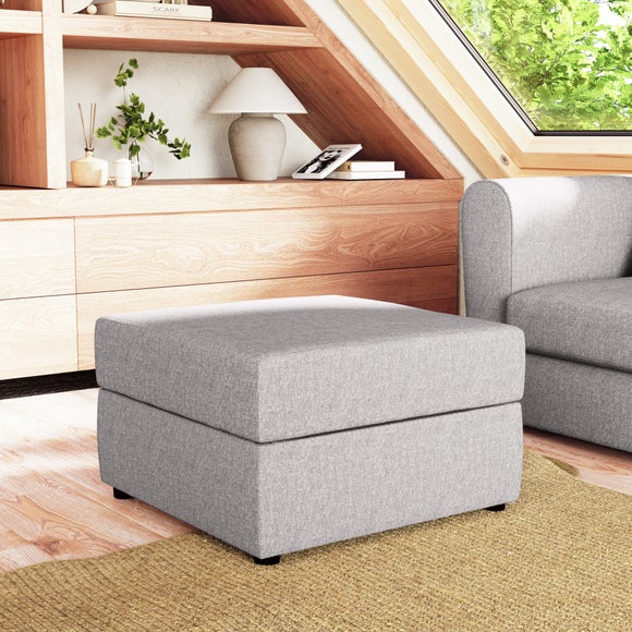 Square Soft Texture Storage Footstool - image 1