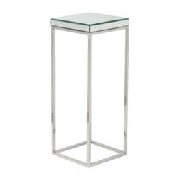 Elysee Square Side Table, Mirrored Glass - thumbnail 5