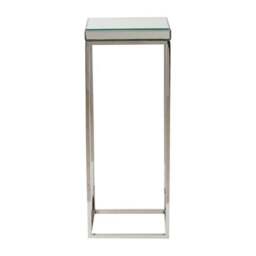 Elysee Square Side Table, Mirrored Glass - thumbnail 6