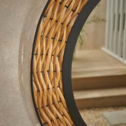 Artisan Round Indoor Outdoor Wall Mirror - thumbnail 3