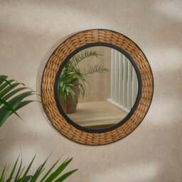 Artisan Round Indoor Outdoor Wall Mirror - thumbnail 1
