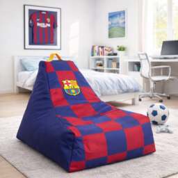 Kaikoo Barcelona Football Club Tripod Bean Bag Chair