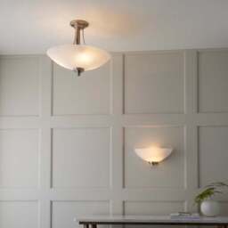 Vogue Welles 3 Light Semi Flush Ceiling Light - thumbnail 6