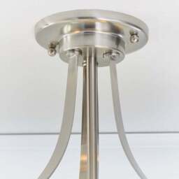 Vogue Welles 3 Light Semi Flush Ceiling Light - thumbnail 2