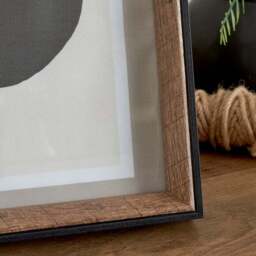 Fulton Natural and Black Photo Frame - thumbnail 2