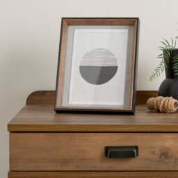 Fulton Natural and Black Photo Frame