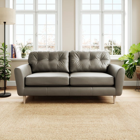Sven Classic Leather 3 Seater Sofa - image 1
