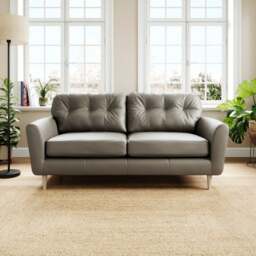 Sven Classic Leather 3 Seater Sofa - thumbnail 1
