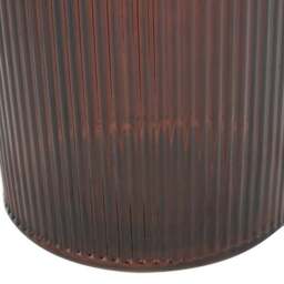 Tall Ribbed Recycled Glass Vase - thumbnail 3