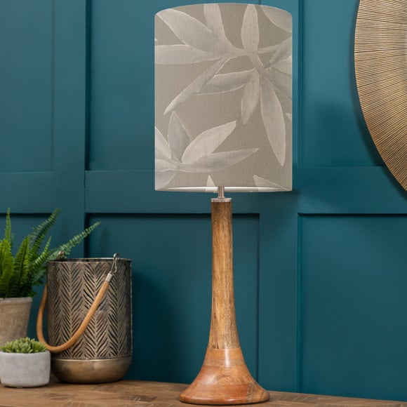 Kinross Table Lamp with Silverwood Shade - image 1