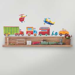 Transportation Peel and Stick Wall Stickers