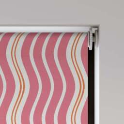 Wiggle Stripe Blackout Made to Measure Roller Blind - thumbnail 5