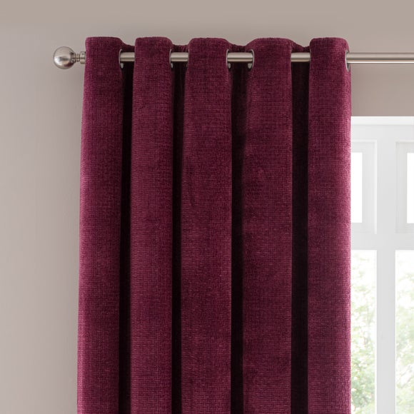 Alayna Chenille Eyelet Curtains (Blackout Thermal Available) - image 1
