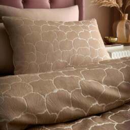 Soiree Ginko Jacquard Duvet Cover & Pillowcase Set - thumbnail 3