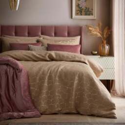 Soiree Ginko Jacquard Duvet Cover & Pillowcase Set - thumbnail 4