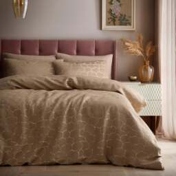 Soiree Ginko Jacquard Duvet Cover & Pillowcase Set - thumbnail 1