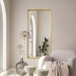 Naturalis Solid Oak Rectangle Full Length Wall Mirror - thumbnail 1
