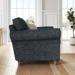 Flori Chunky Chenille Armchair - thumbnail 2