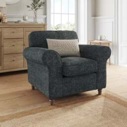 Flori Chunky Chenille Armchair