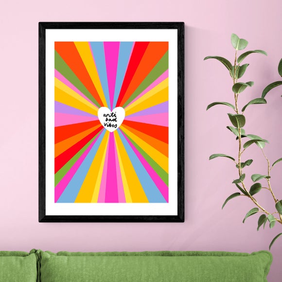 East End Prints Anti Bad Vibes by Emmy Lupin Studio Print - image 1