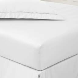 Dorma Luxurious & Silky 500 Thread Count 100% Cotton Sateen Fitted Sheet - thumbnail 1