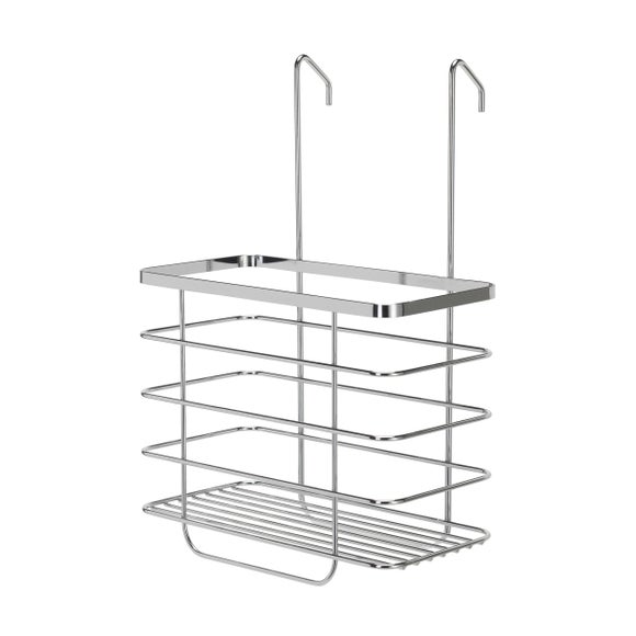Hook Over Chrome Shower Screen Caddy - image 1