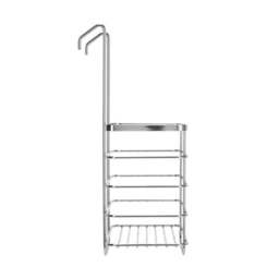 Hook Over Chrome Shower Screen Caddy - thumbnail 4