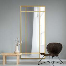 Penestra Modern Rectangle Wall Mirror - thumbnail 1