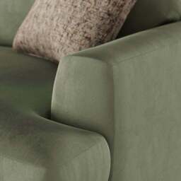 Lawson Matte Plush Velvet 4 Seater Sofa - thumbnail 5