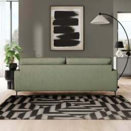 Lawson Matte Plush Velvet 4 Seater Sofa - thumbnail 3