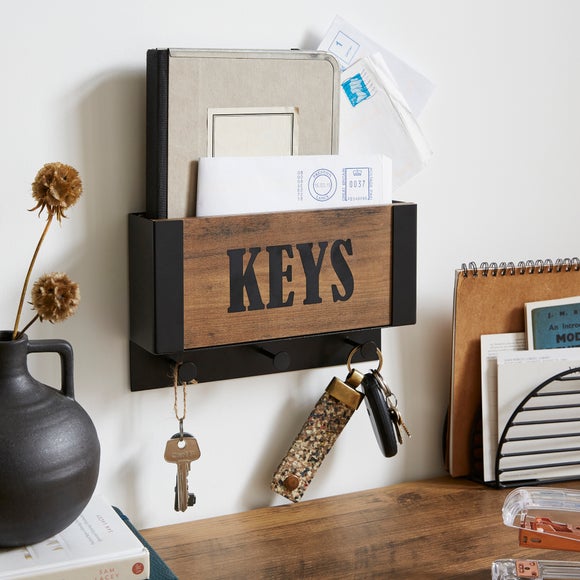 Fulton Letter Rack & Key Hooks - image 1
