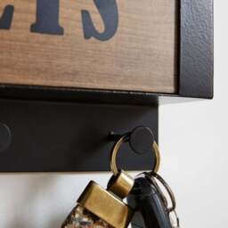Fulton Letter Rack & Key Hooks - thumbnail 2