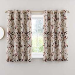 Zen Jacquard Eyelet Curtains - thumbnail 5