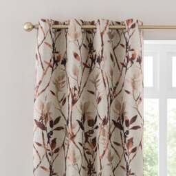 Zen Jacquard Eyelet Curtains