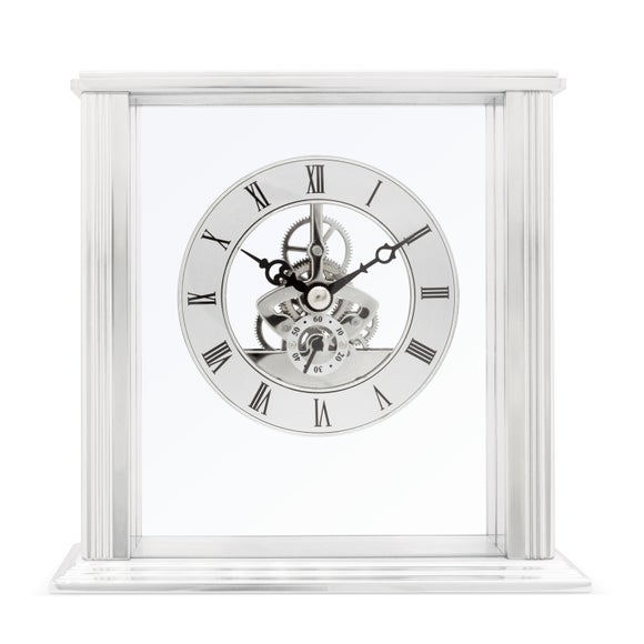 Acctim Vermont Silver Mantel Clock - image 1