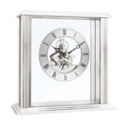 Acctim Vermont Silver Mantel Clock - thumbnail 2