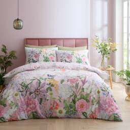 RHS x Catherine Lansfield Enchanted Butterfly Garden Duvet Cover & Pillowcase Set - thumbnail 1