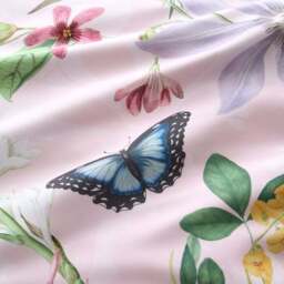 RHS x Catherine Lansfield Enchanted Butterfly Garden Duvet Cover & Pillowcase Set - thumbnail 4