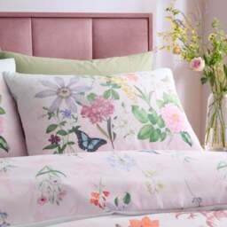 RHS x Catherine Lansfield Enchanted Butterfly Garden Duvet Cover & Pillowcase Set - thumbnail 2