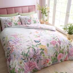 RHS x Catherine Lansfield Enchanted Butterfly Garden Duvet Cover & Pillowcase Set - thumbnail 6